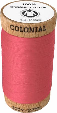 Colonial 100% Organic Cotton Thread, 300m Spool